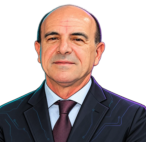 Ritratto illustrato di Gaetano Berthoud